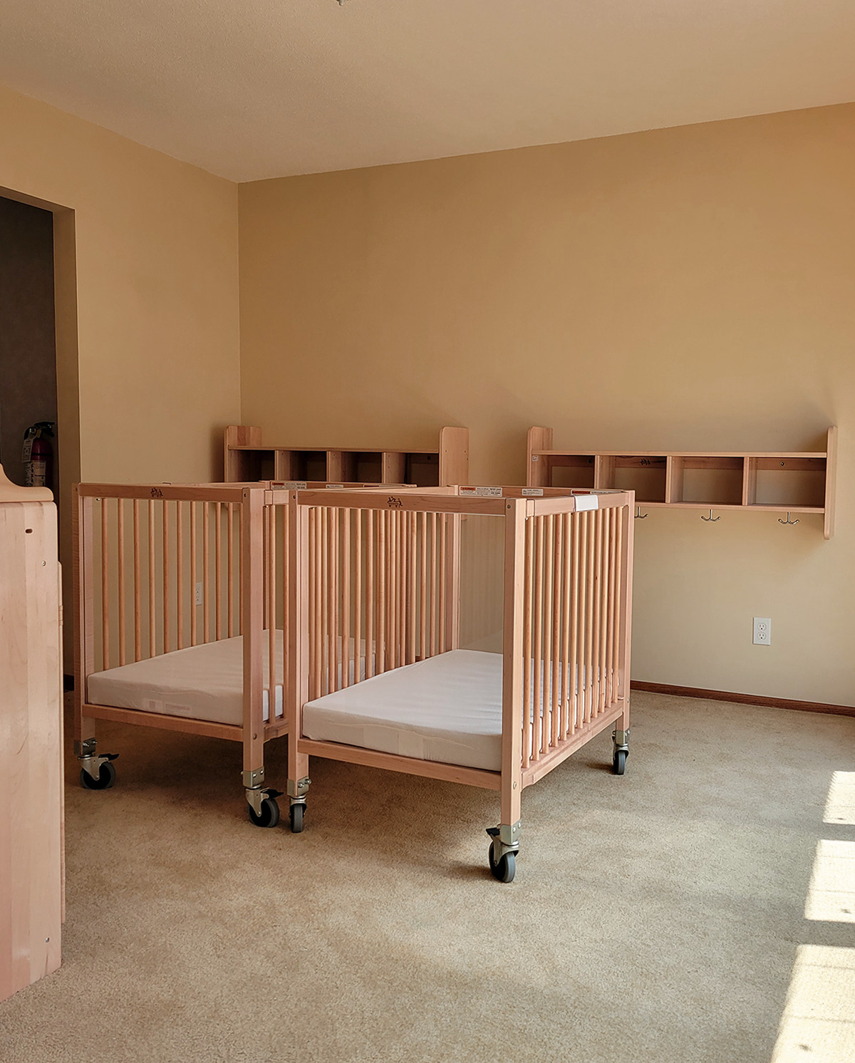 Crib and Changing Room